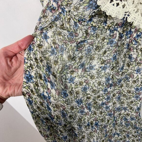 Revolve Cupcakes Cashmere Crochet Ruffle Dress Revolve Size Small Tassel‎ Boho S - Picture 11 of 12